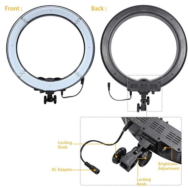 فلاش رینگ لایت عکاسی متل | Mettle Ring Light RL-18 - Image 2